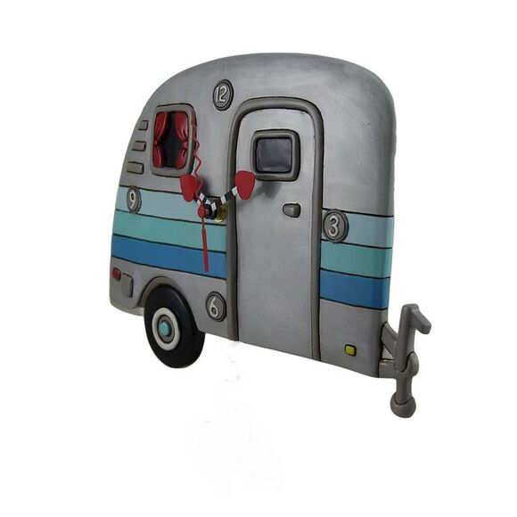 Allen Designs Happy Campers Whimsical Wall Clock - Picture 2 of 3